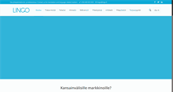 Desktop Screenshot of lingo.fi